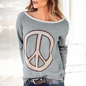 VENUS Peace Sign Sweater